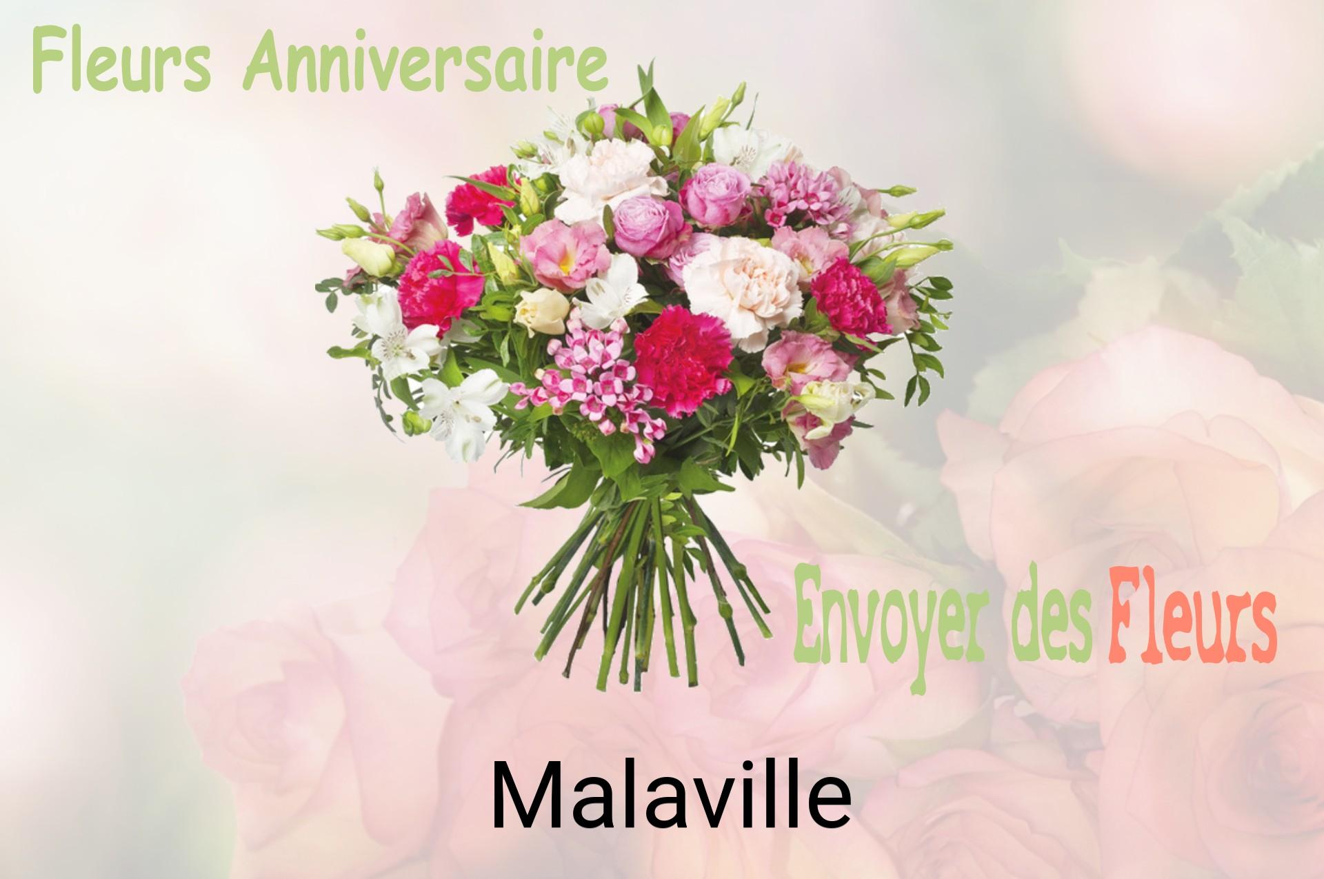 Bouquet de fleurs d’anniversaire livré à Malaville